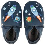 Bobux Soft Sole Cosmic Rocket Dunkelblau (Navy)